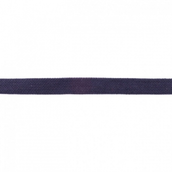 dunkelblau Flachkordel 2 cm breit 100 % Baumwolle