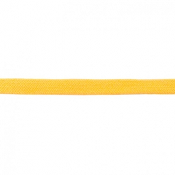 gelbe Flachkordel 2 cm breit 100 % Baumwolle