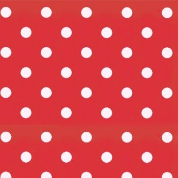 rot mit weißen Punkte Baumwolle von Westfalenstoff aus der Serie Capri