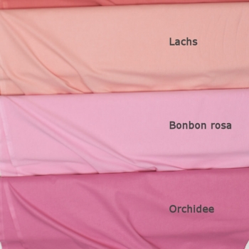 Uni Baumwolle Bonbon Rosa