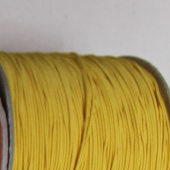 Hutgummi, Gummikordel 0,8 mm in gelb