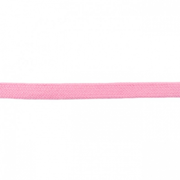 rosa Flachkordel 2 cm breit 100 % Baumwolle