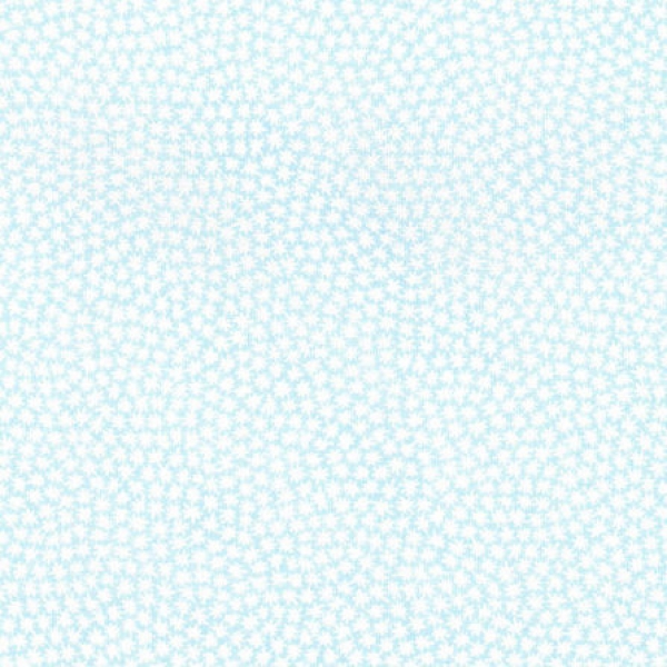 hellblau mit weißen Sternchen Baumwolle von Westfalenstoff aus der Serie Capri