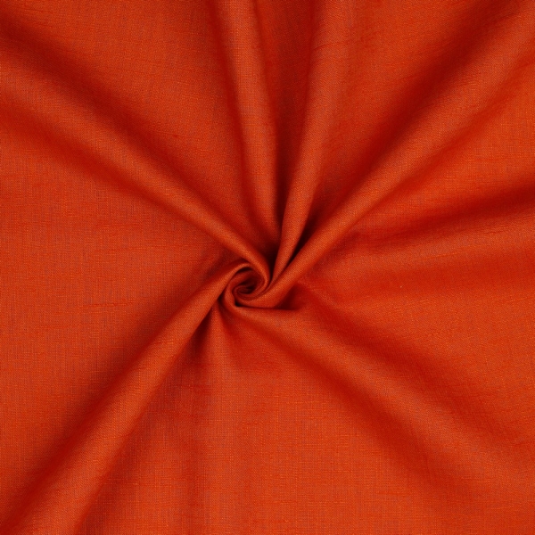 Leinen gewaschen, orange, 100 % Leinen, ca. 1,40 m breit. 230 g/m² größer