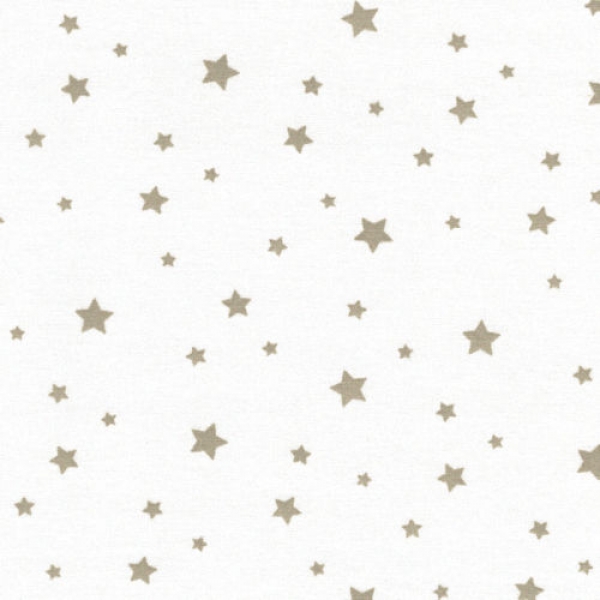 Baumwolle Sterne beige