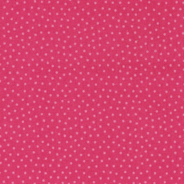 Baumwolle "Junge Linie" kleine Punkte auf pink kbA