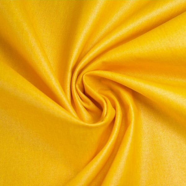 Baumwolle mit Acrylbeschichtung uni gelb