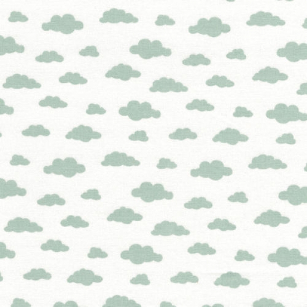 Baumwolle Wolken mint
