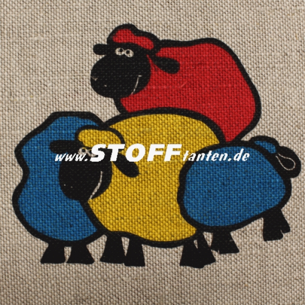 Taschenstoff Schafe