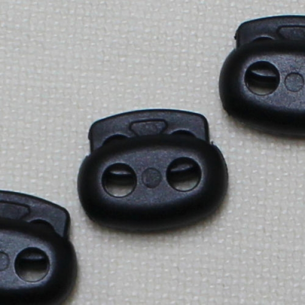 Kordelstopper 24 mm schwarz
