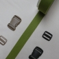 Preview: Baumwollgurtband olive 3 cm