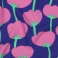 Preview: Ecovero - POPPIES - ROYAL BLUE