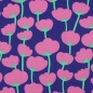 Preview: Ecovero - POPPIES - ROYAL BLUE