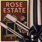 Preview: 4 cm Gurtband "Rose Estate"