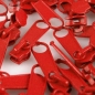 Preview: Endlosreißverschluss 3mm in rot