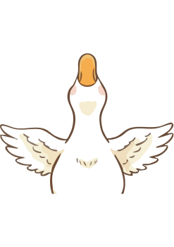 Bügelbild Duck Grün