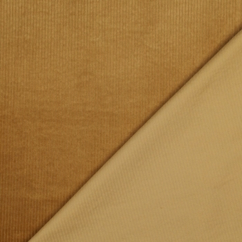 Preview: Breitcord gewaschen elastisch Mustard