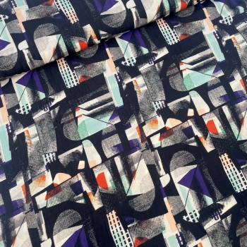 Preview: Viskose Digital Abstrakt