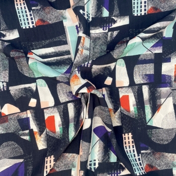 Preview: Viskose Digital Abstrakt