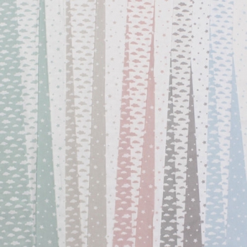 Preview: Baumwolle Wolken beige