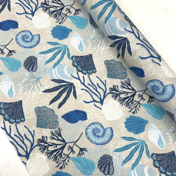 Preview: Beschichtete Baumwolle Muscheln