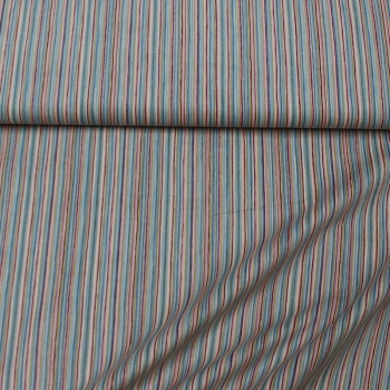 Babycord Würfelmuster hellblau bunt Ballenansicht