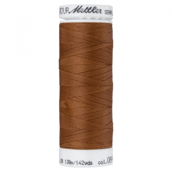 Bronze Seraflex elastisches Garn Amann Mettler weiß