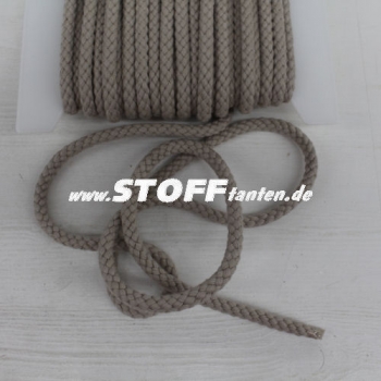 Preview: Baumwollkordel 8mm uni beige größer
