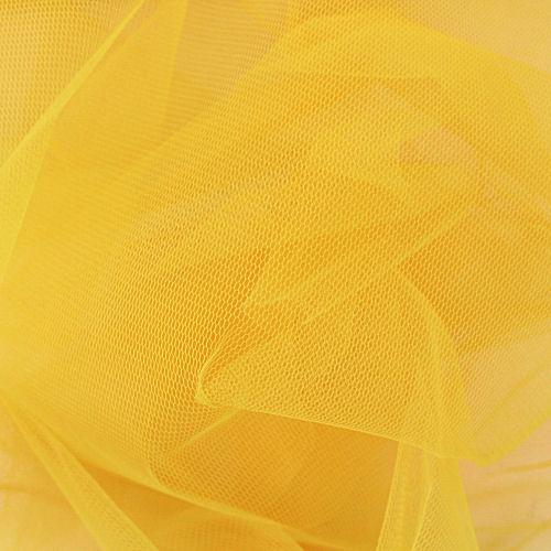 Tüll in Gelb transparent