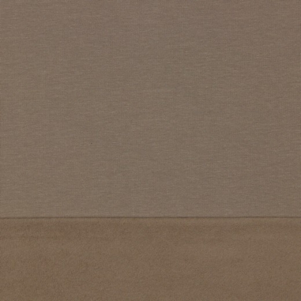 Bio Soft Sweat taupe 1,50 m breit, 250 g/m², 95 % Baumwolle 5 % Elasthan