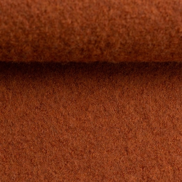 Walkstoff in terracotta melange von der Firma Swafing.