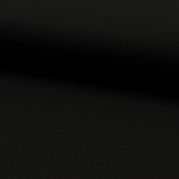 Viskosejersey uni Schwarz
