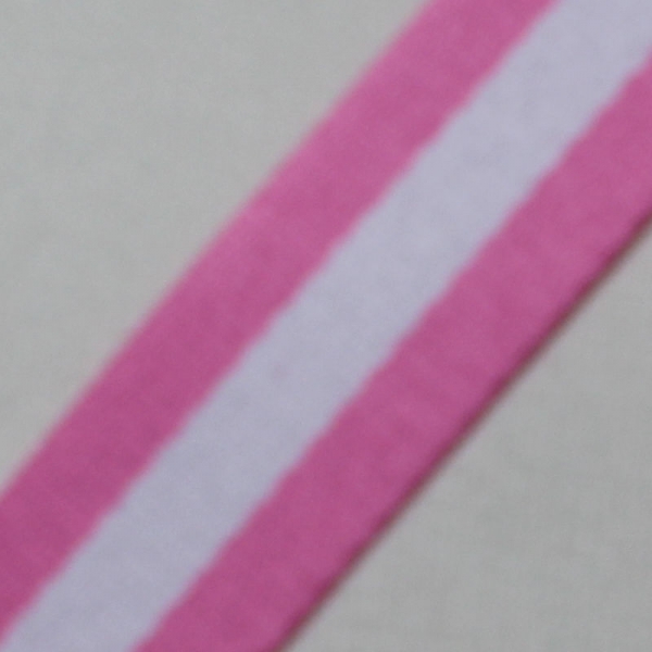 Gurtband pink weiß Streifen 3 cm