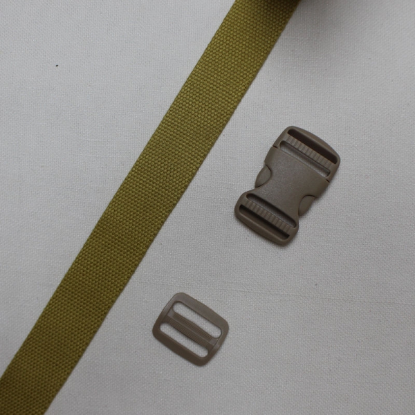 Baumwollgurtband senfgelb 3 cm