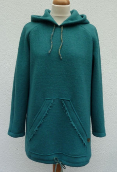 111 b Raglanpulli mit Rollkragen oder Kapuze Gr. 44-54