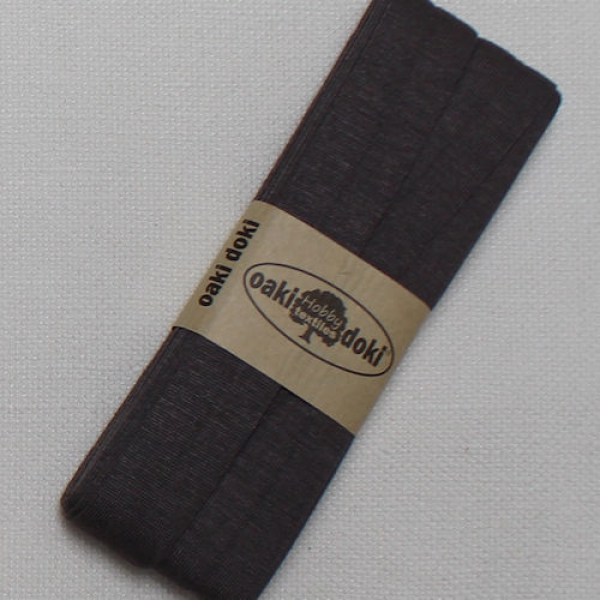 taupe 3 m jerseyschrägband