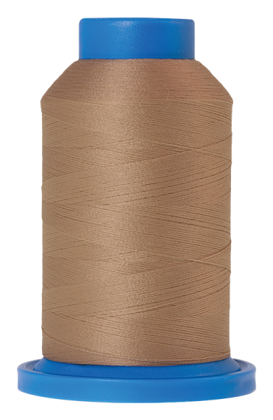 SERAFLOCK Sandstone- das bauschige Overlock Garn für besonders elastische Beanspruchungen liefert auf jedem Stoff starke Ergebnisse. Ideal für Dessous, Schwimm- und Sportbekleidung.