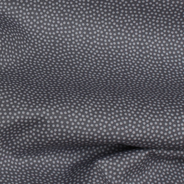 Baumwolle "Dotty" ton in ton grau hellgrau