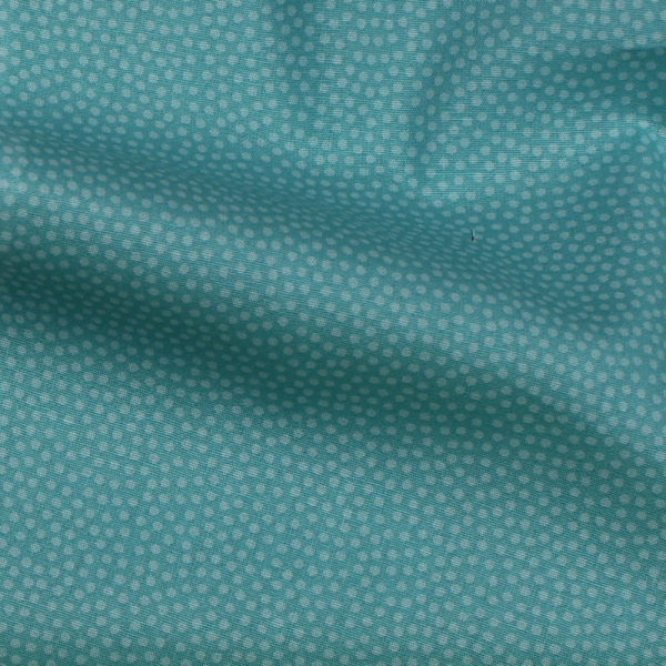 Baumwolle "Dotty" ton in ton türkis