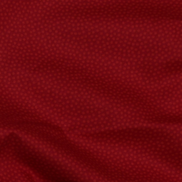 Baumwolle "Dotty" ton in ton rot mit Pünktchen