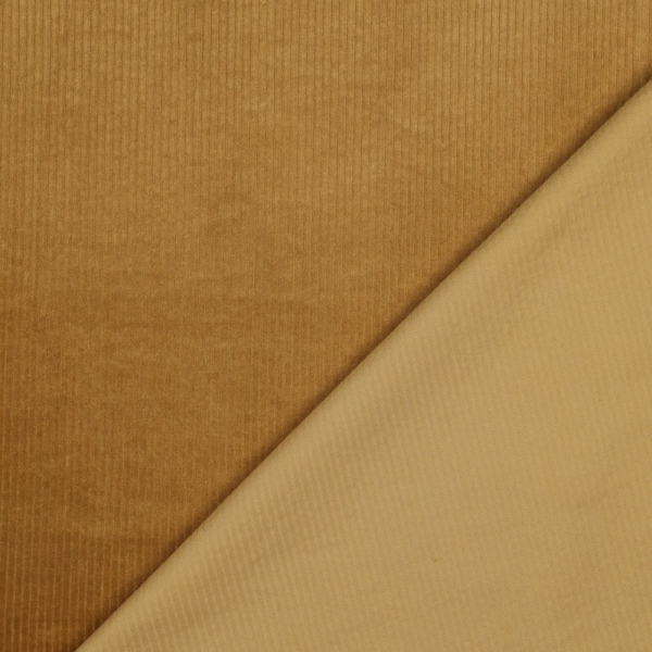 Breitcord gewaschen elastisch Mustard