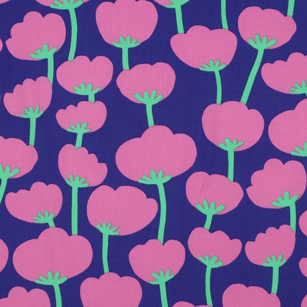 Ecovero - POPPIES - ROYAL BLUE