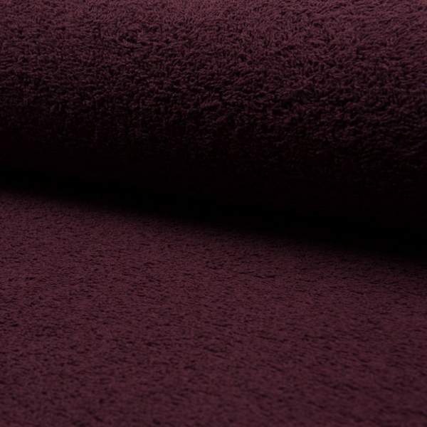 Baumwollfrottee bordeaux