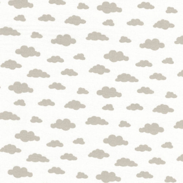 Baumwolle Wolken beige