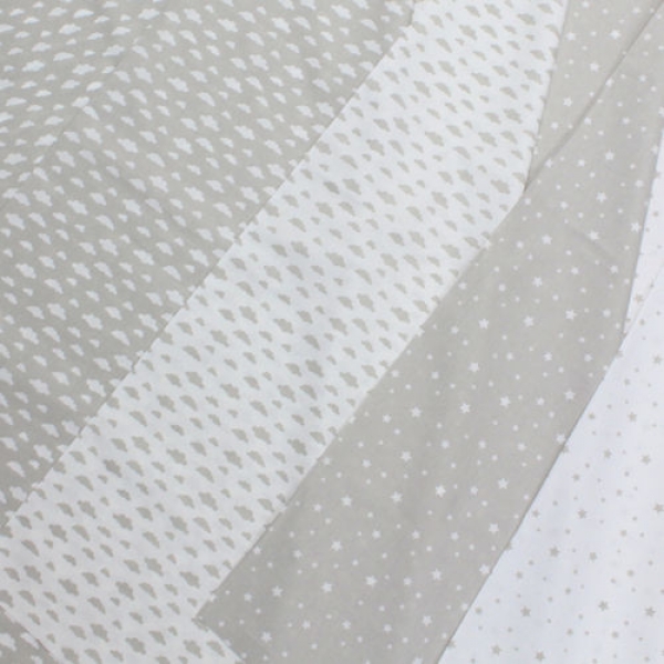 Baumwolle Wolken beige