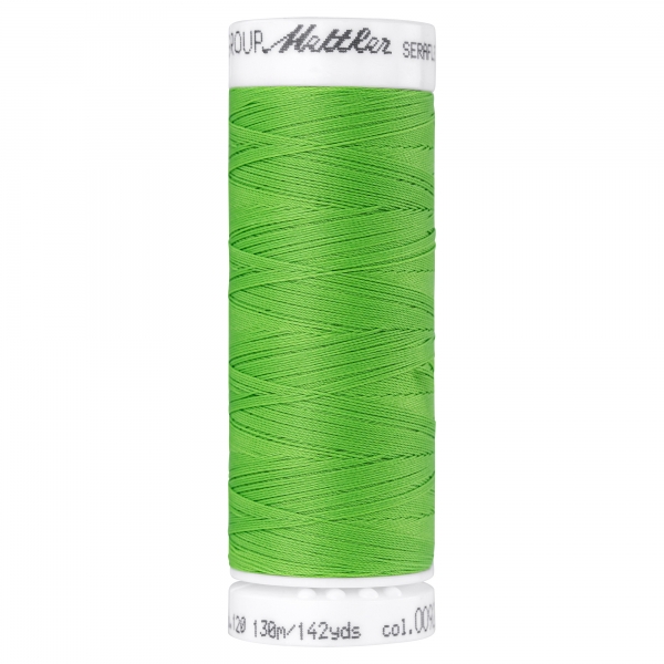 Bright Mint Seraflex elastisches Garn Amann Mettler weiß
