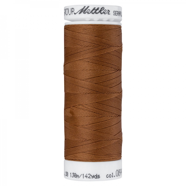 Bronze Seraflex elastisches Garn Amann Mettler weiß