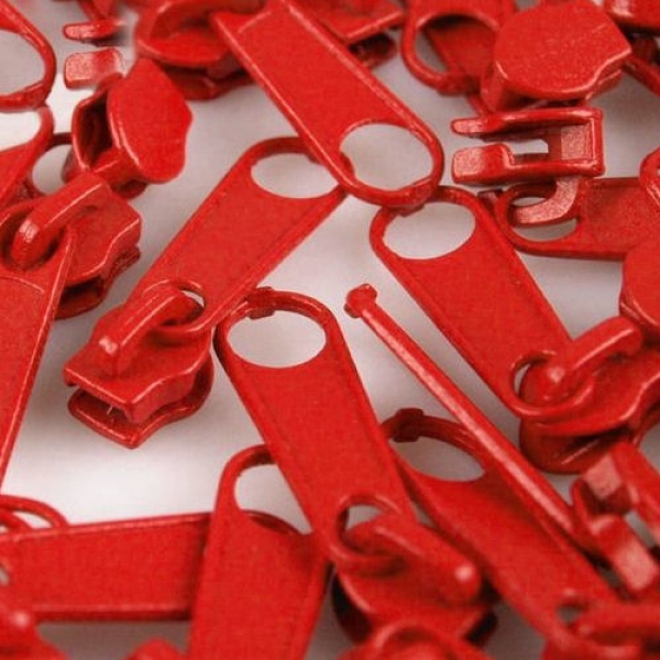 Endlosreißverschluss 3mm in rot